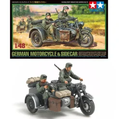 Maquette 1/48 : Sidecar allemand - Tamiya