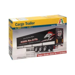 Maquette : Remorque de camion Bachée - Italeri