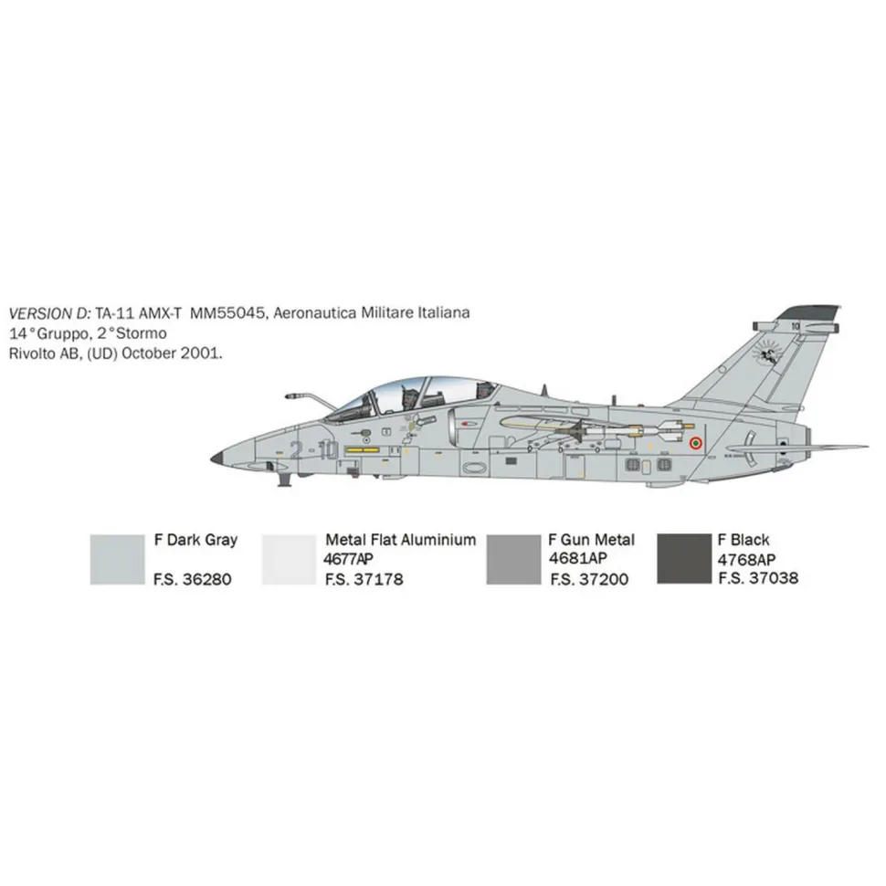 Maquette Avion : AMX-T - Italeri
