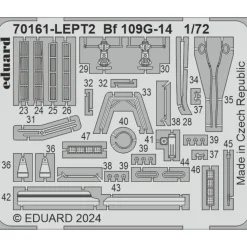 Maquette avion : Bf 109G-14 Eduard-Profipack - Eduard