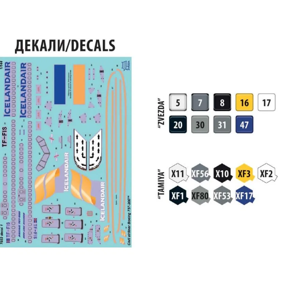 Maquette avion : Boeing 757-200 - Zvezda