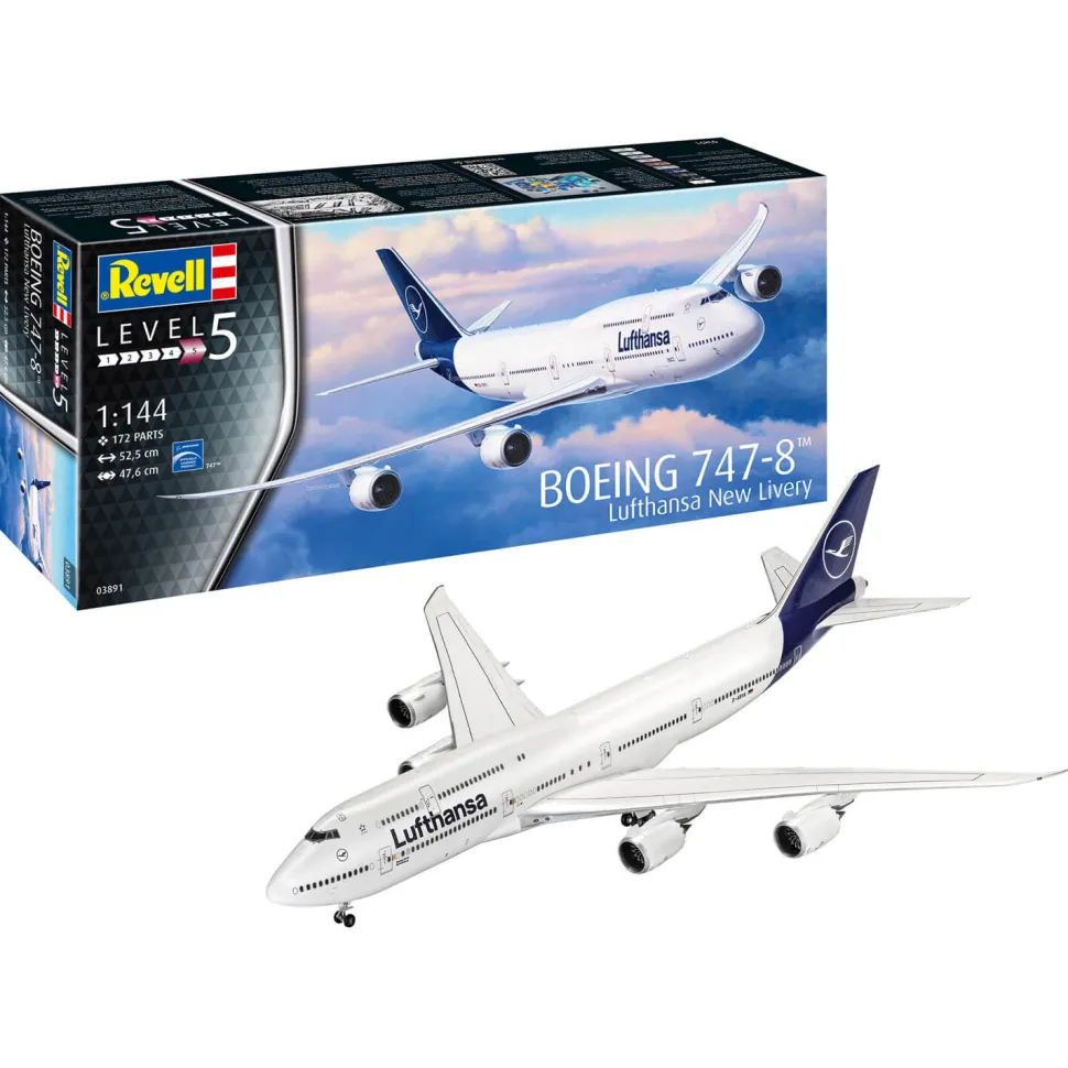 Maquette avion : Boeing 747-8 Lufthansa New Livery - Revell