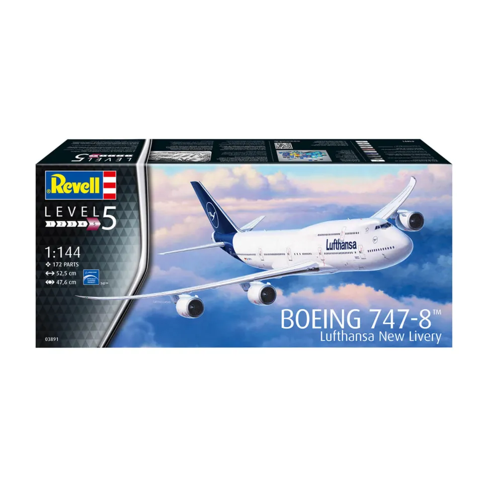 Maquette avion : Boeing 747-8 Lufthansa New Livery - Revell