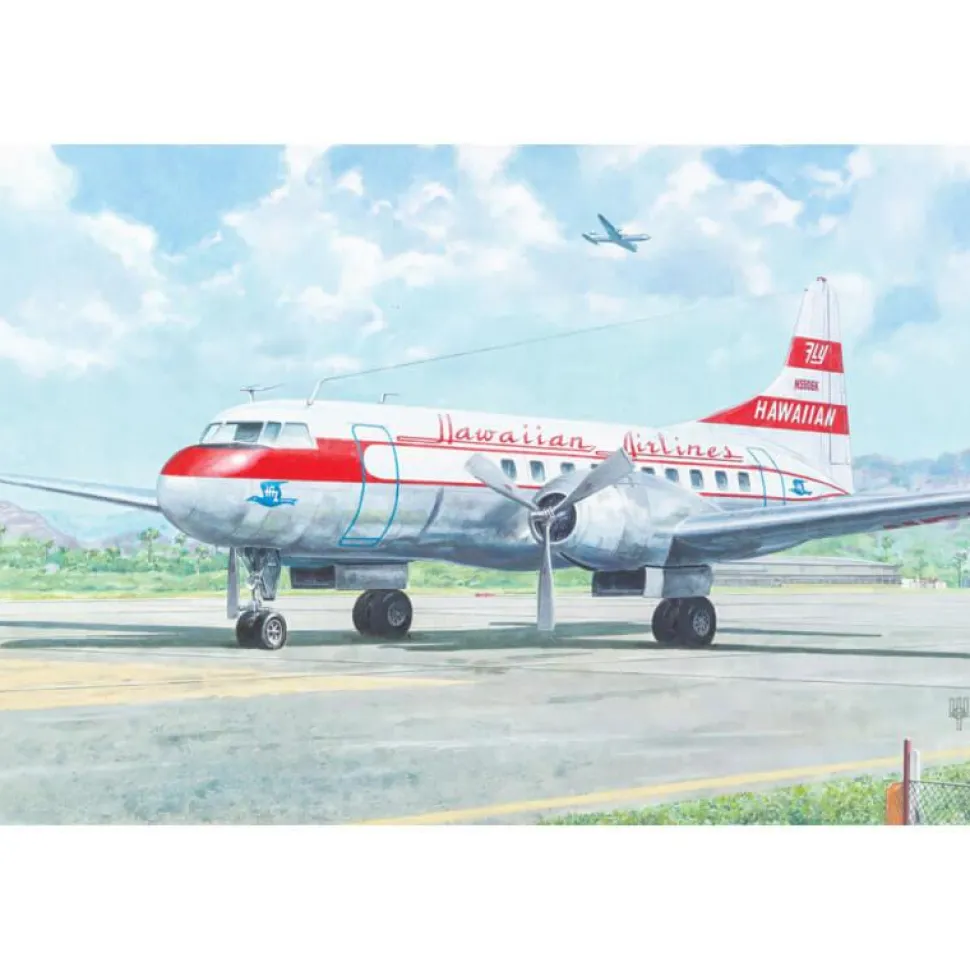 Maquette avion : Convair CV-340 Hawaiian Airlines - Roden