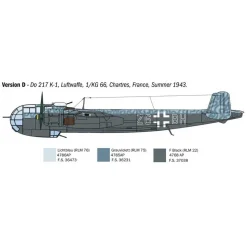 Maquette avion : DO 217 K-1/K-2 with FRITZ X en 1:72 - Italeri
