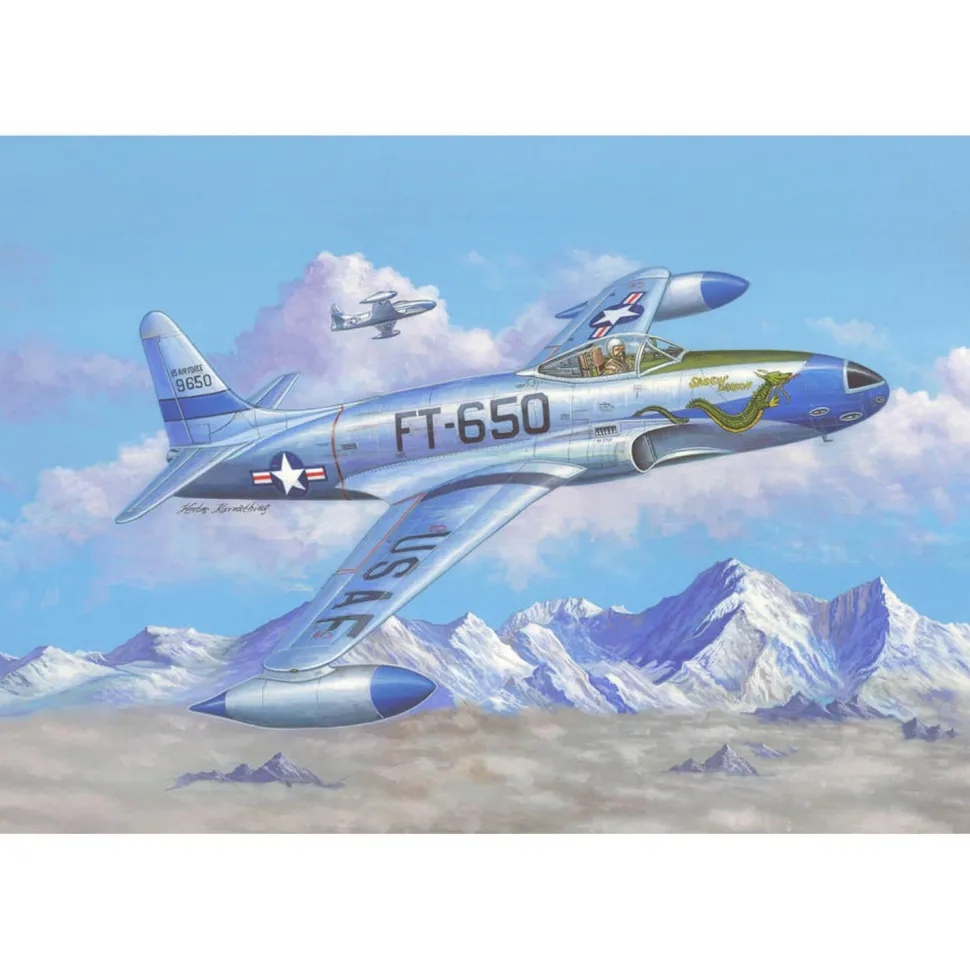 Maquette avion : F-80C Shooting Star fighter - Hobby Boss