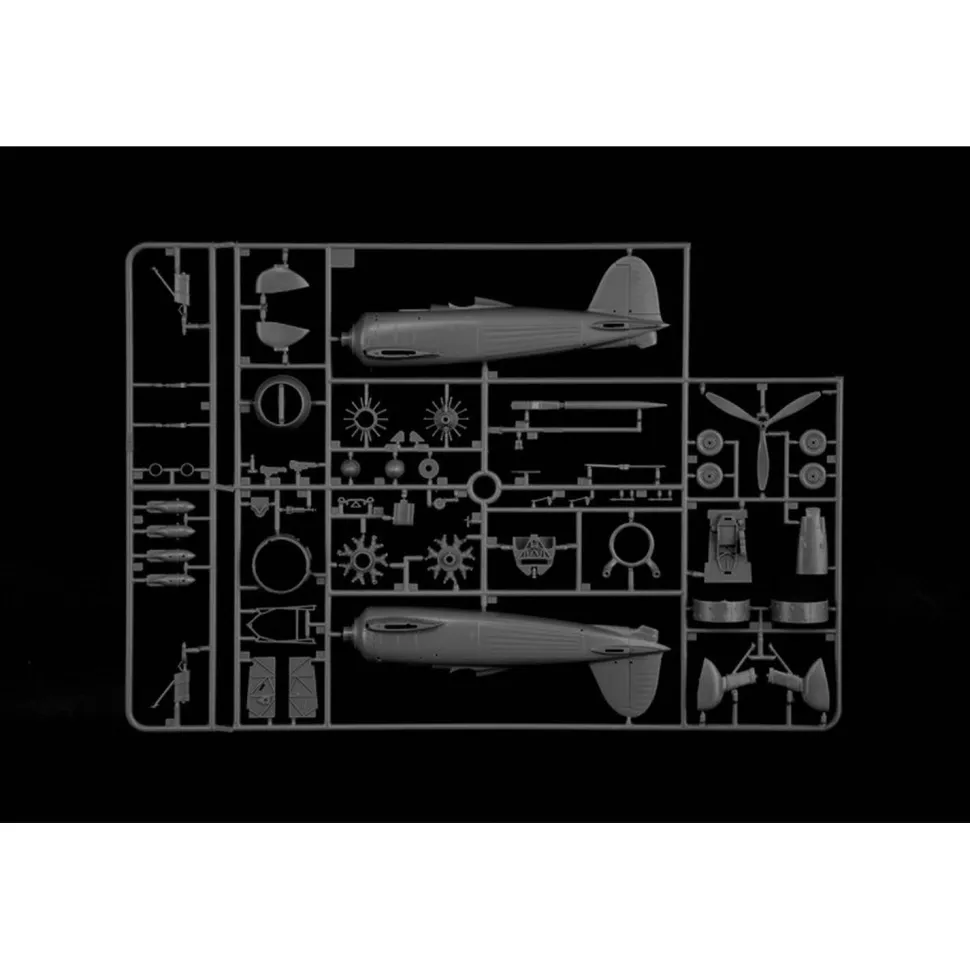 Maquette avion : FIAT CR.42 Falco Assault/Night Fighter en 1:48 - Italeri