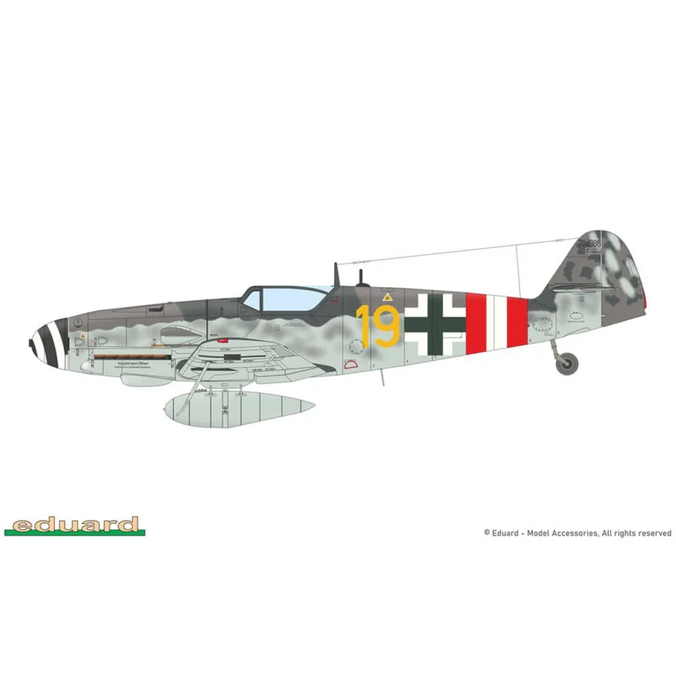 Maquette avion : Gustav Pt. 3 Dual com - Eduard