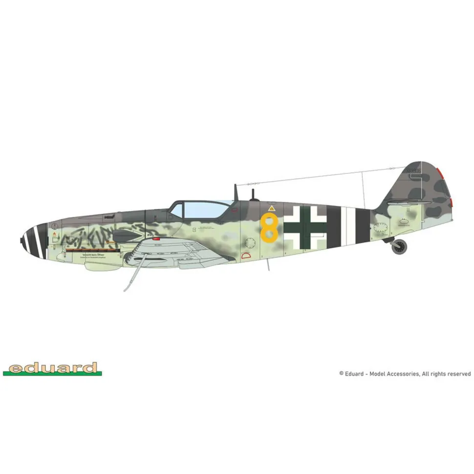 Maquette avion : Gustav Pt. 3 Dual com - Eduard