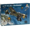 Maquette avion : Ju87B-2/R2 Stuka Picch - Italeri