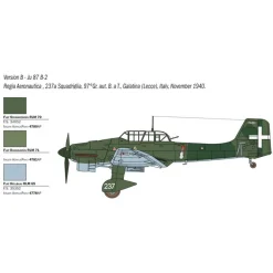 Maquette avion : Ju87B-2/R2 Stuka Picch - Italeri