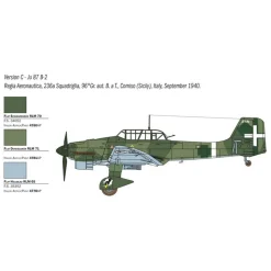 Maquette avion : Ju87B-2/R2 Stuka Picch - Italeri