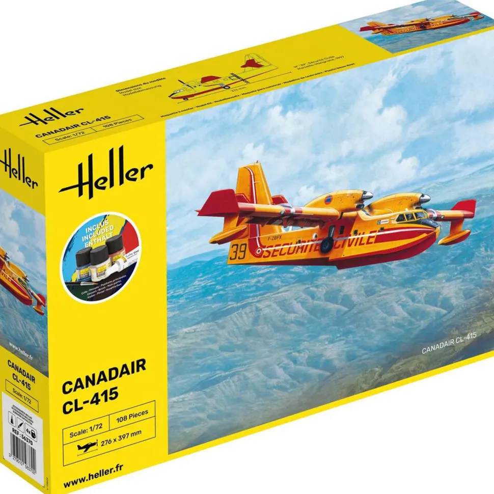 Maquette avion : Kit : Canadair CL-415 - Heller