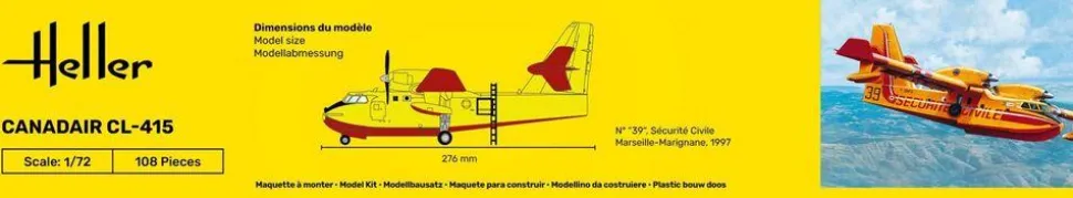 Maquette avion : Kit : Canadair CL-415 - Heller