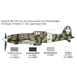 Maquette avion : MC.202 Folgore Aces en 1:72 - Italeri