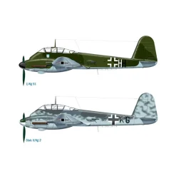 Maquette avion : Messerschmitt Me410 Hornisse - Italeri