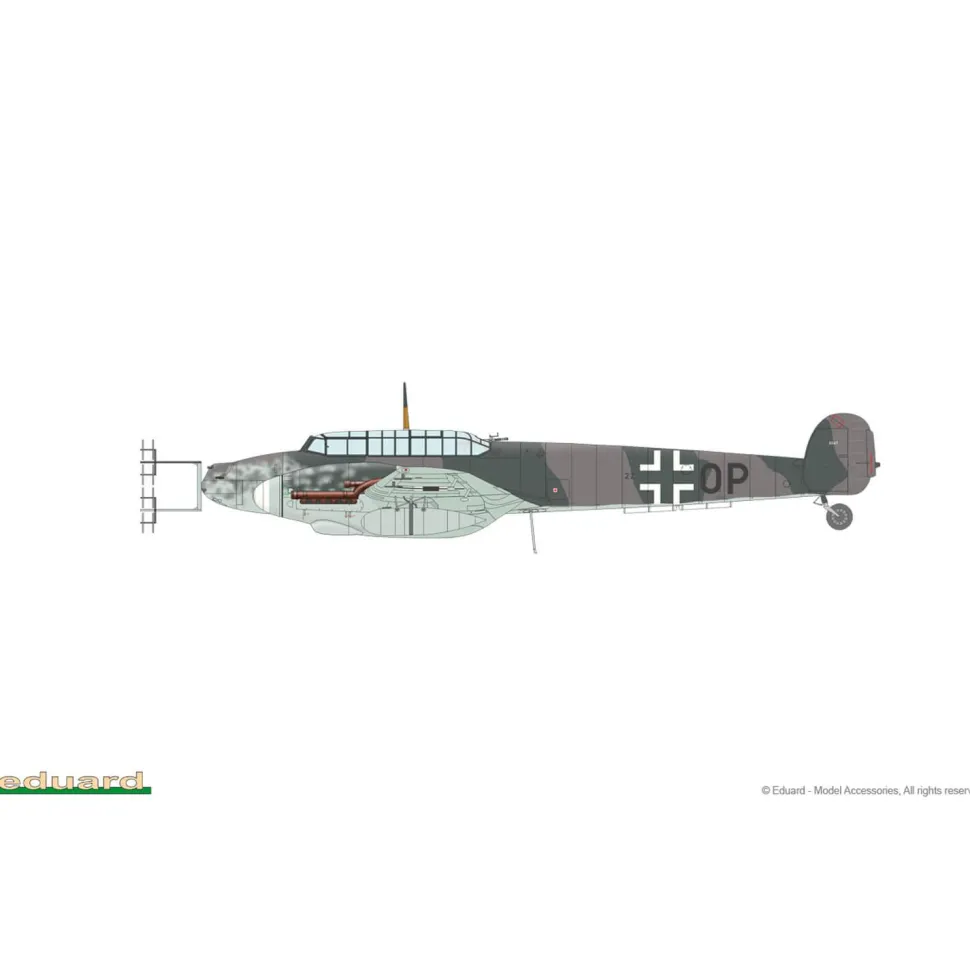Maquette avion : Messerschmitt Bf 110G-4 - Eduard