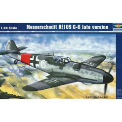 Maquette avion : Messerschmitt Bf 109 G-6 späte Version - Trumpeter