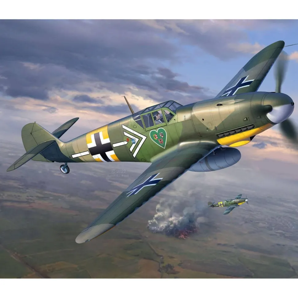 Maquette avion : Messerschmitt Bf109 G-2/4 - Revell