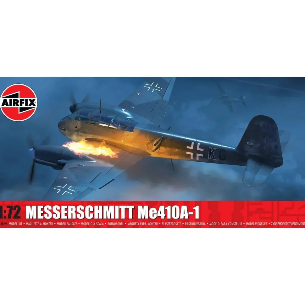 Maquette avion : Messerschmitt Me410A-1 en 1:72 - Airfix