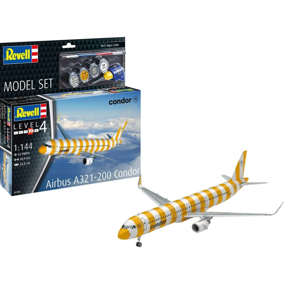 Maquette avion : Modelset Airbus A321-200 Condor - Revell