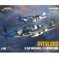 Maquette avion : overlord : d-day mustangs / p-51b mustang - Eduard