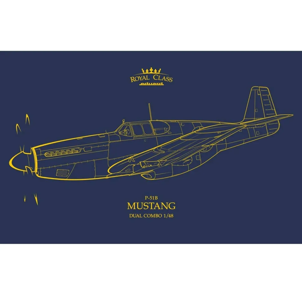 Maquette avion : P-51B Mustang Eduard-Royal Class - Eduard