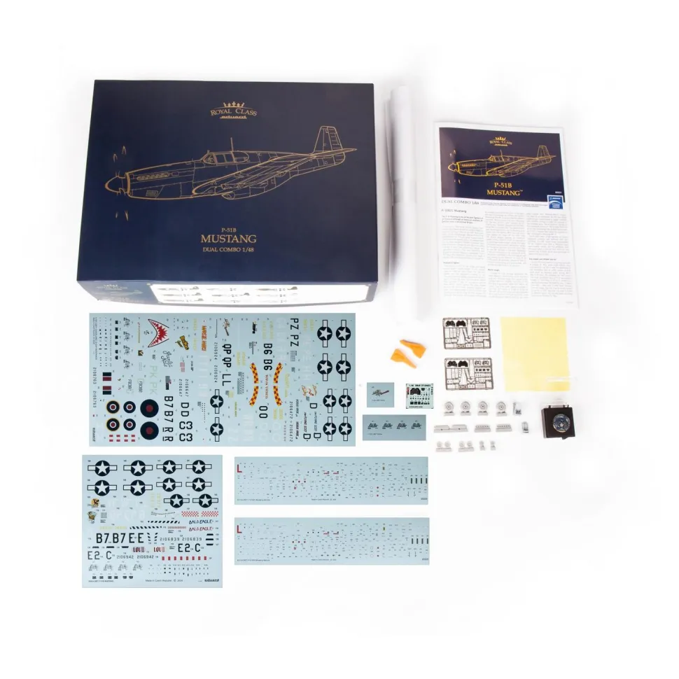 Maquette avion : P-51B Mustang Eduard-Royal Class - Eduard