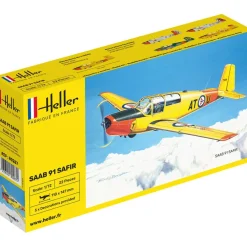 Maquette avion : Saab Safir 91 - Heller