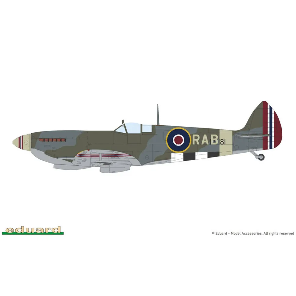 Maquette avion : Spitfire Mk.Ixe Eduard-Profipack - Eduard