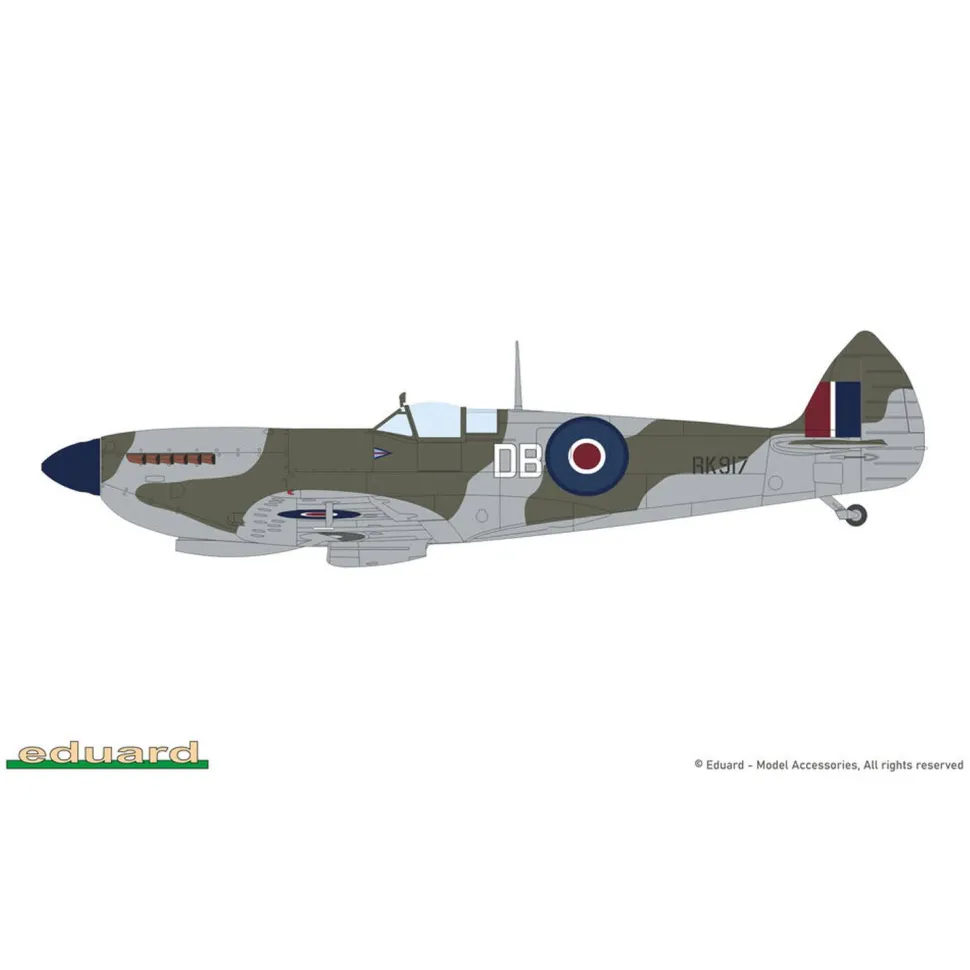 Maquette avion : Spitfire Mk.Ixe Eduard-Profipack - Eduard