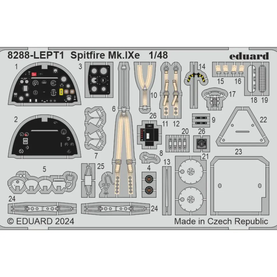 Maquette avion : Spitfire Mk.Ixe Eduard-Profipack - Eduard