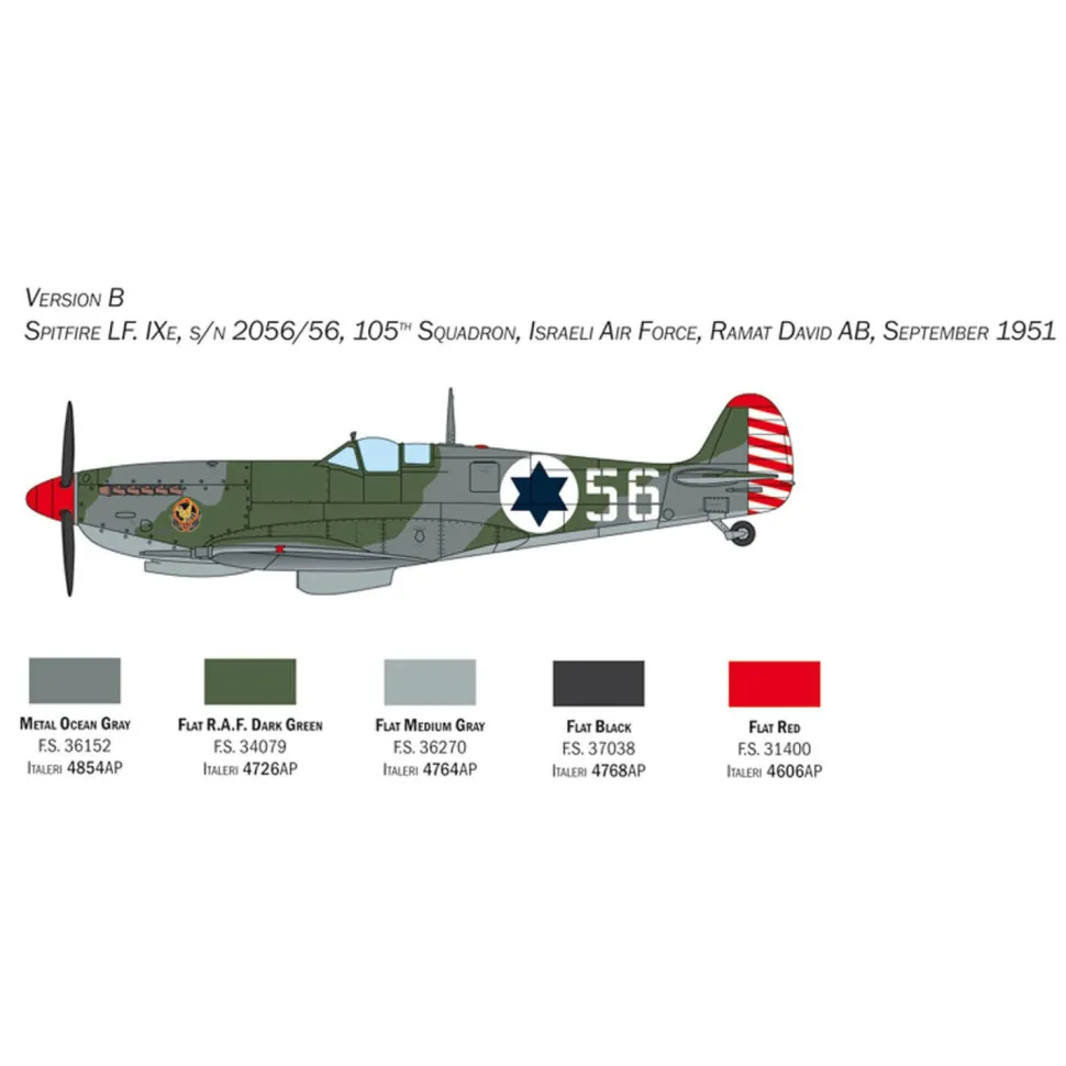 Maquette avion : Spitfire Mk. IX - Italeri