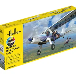 Maquette avion : Starter Kit : Dornier DO27/CASA C-127 - Heller