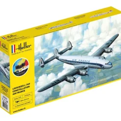 Maquette avion : Starter Kit : L-749 Constellation AF - Heller