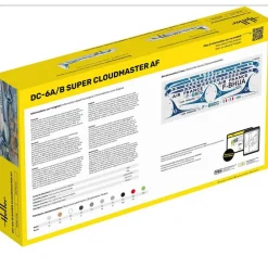 Maquette avion : STARTER KIT - DC6 Super Cloudmas - Heller