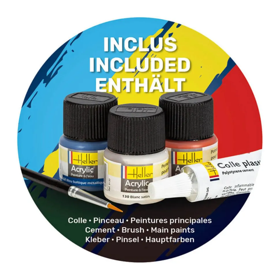 Maquette avion : Starter Kit : B-747 Af - Heller