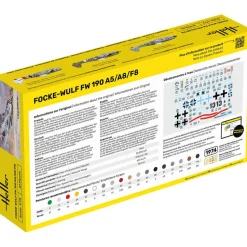 Maquette avion : Starter Kit : Focke-Wulf FW 190 A5/A8/F8 - Heller