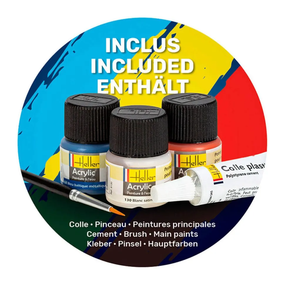 Maquette avion : Starter Kit : Focke-Wulf FW 190 A5/A8/F8 - Heller