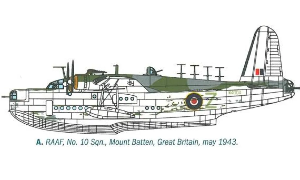 Maquette avion : Sunderland Mk.III - Italeri