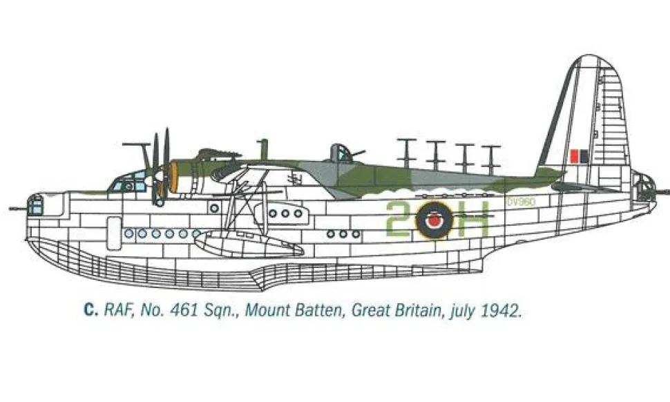 Maquette avion : Sunderland Mk.III - Italeri