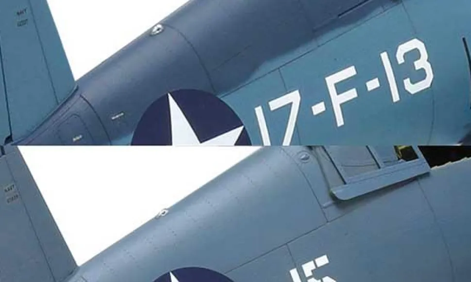 Maquette avion : Vought F4U-1 Corsair - Tamiya