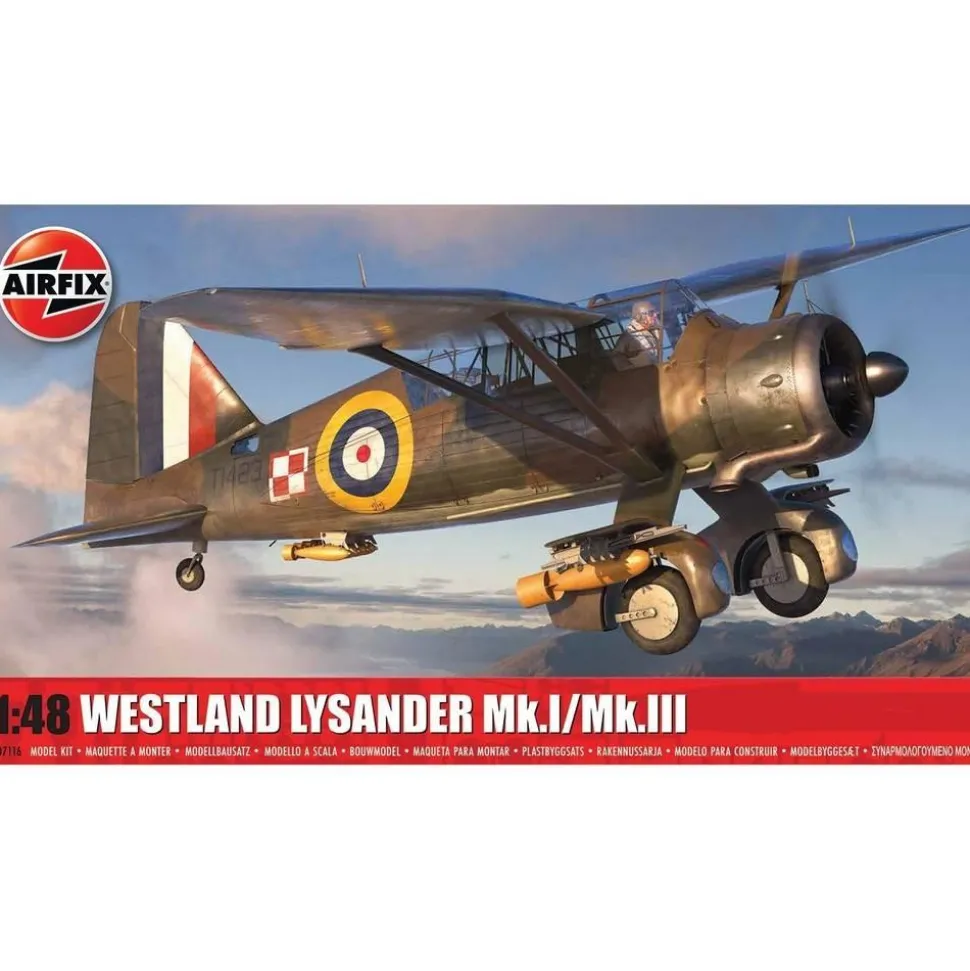 Maquette Avion : Westland Lysander Mk.I/Mk.III 1:48 - Airfix