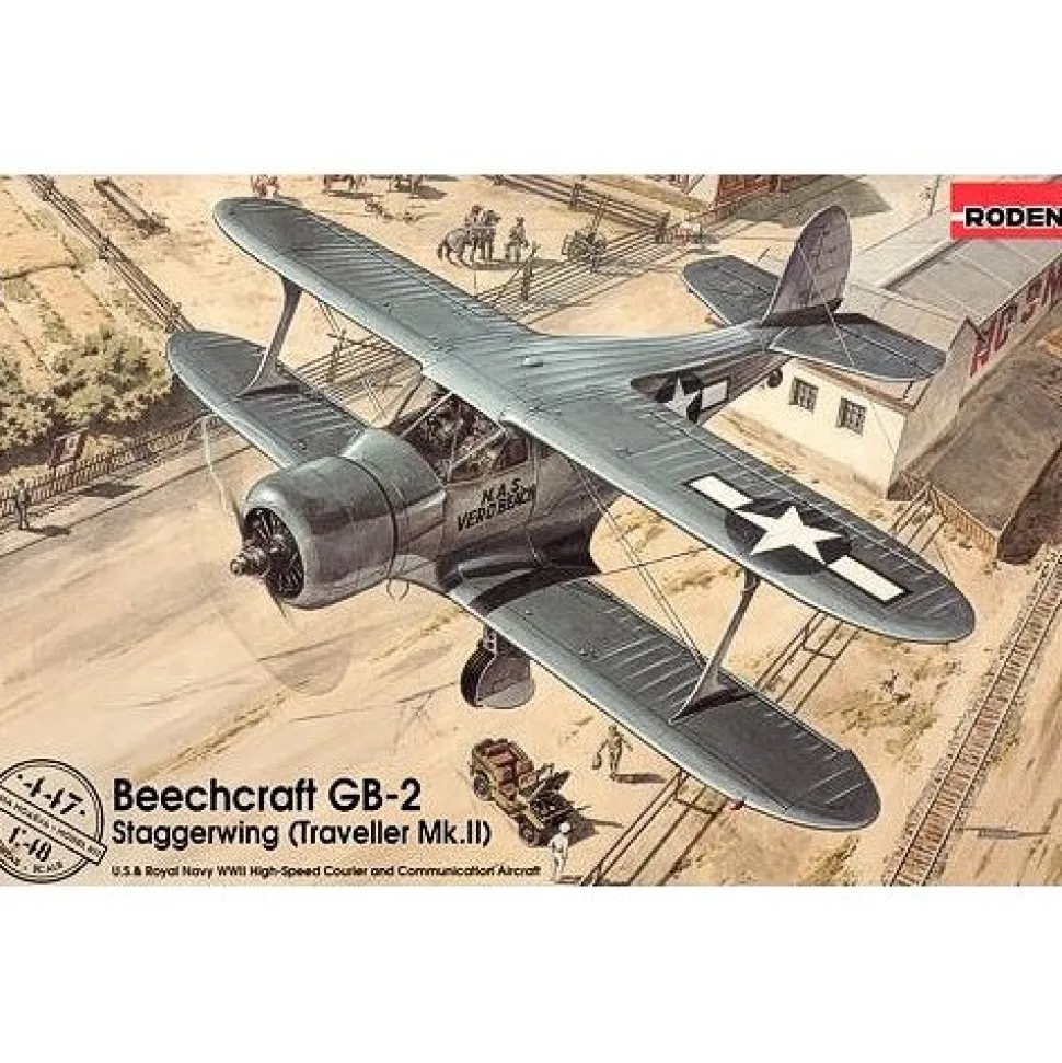 Maquette avion : Beechcraft GB-2 "Traveller" Mk.II - Roden