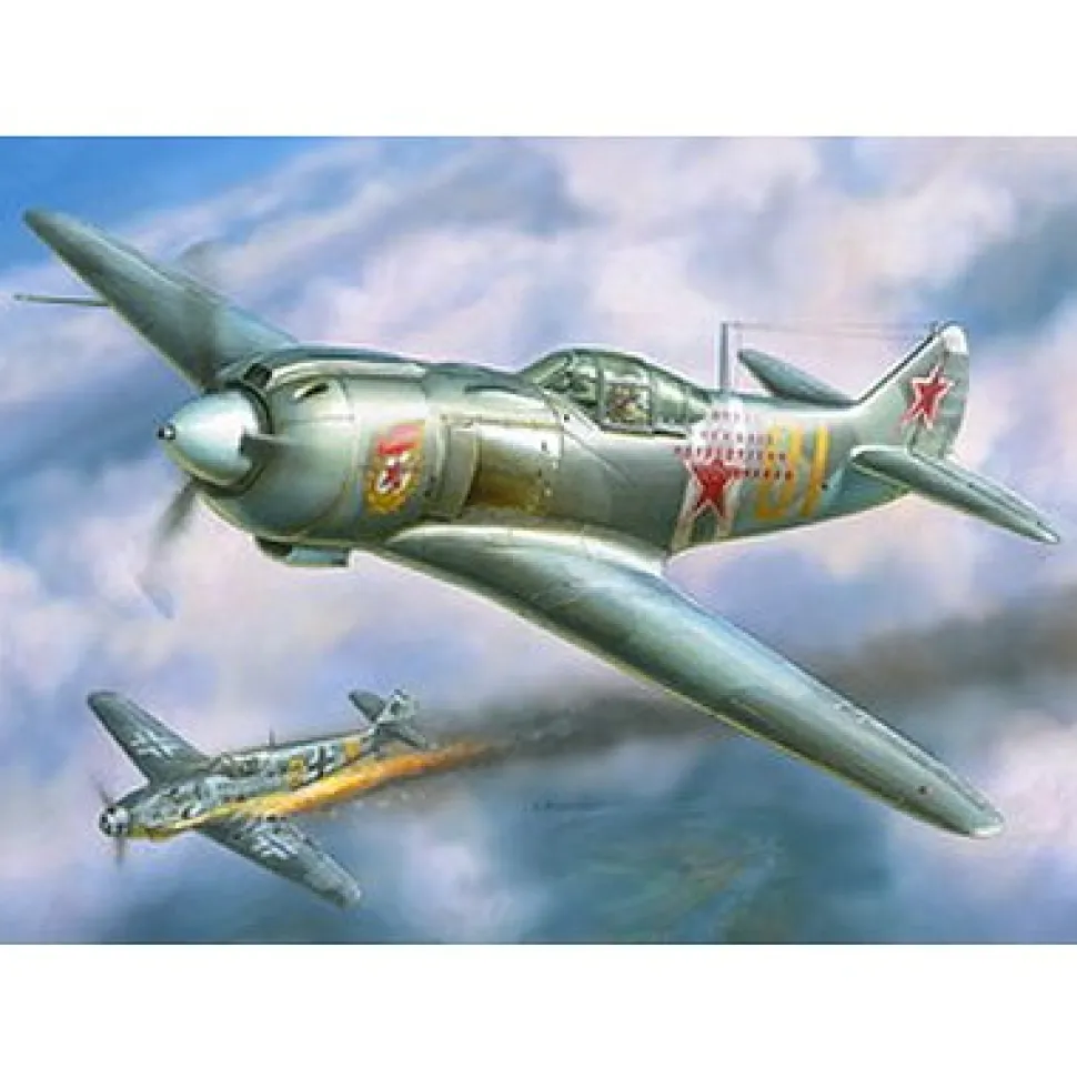 Maquette avion : Chasseur Soviétique LA-5FN - Zvezda