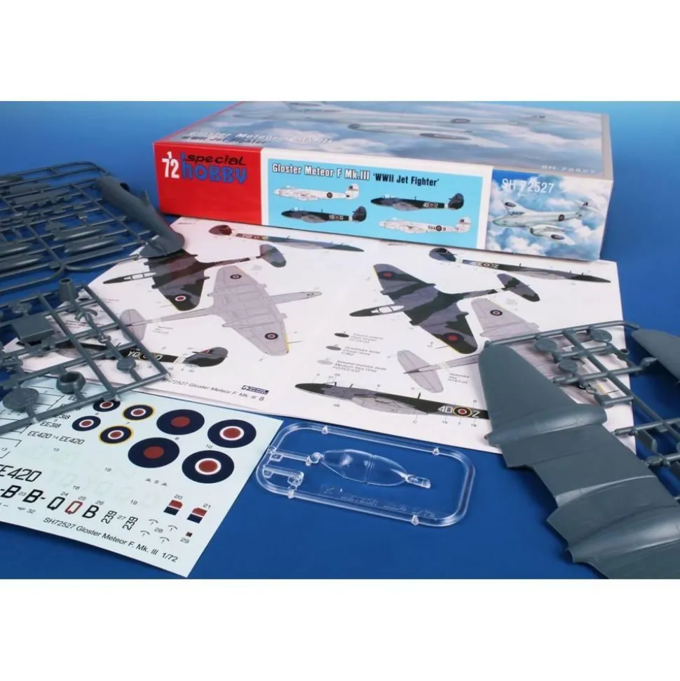 Maquette Avion de chasse : Gloster Meteor F Mk.III WWII - Special Hobby