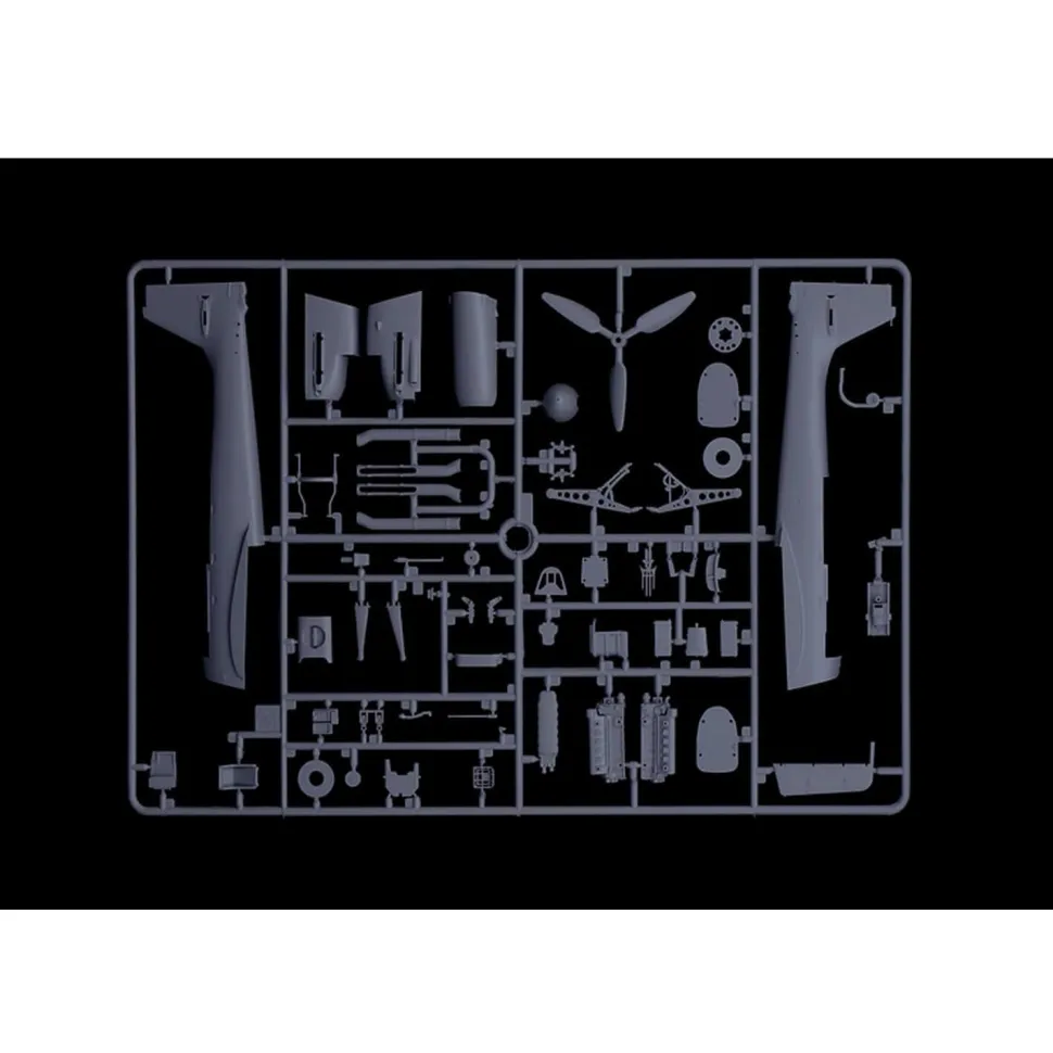 Maquette avion de guerre : JU 87G-1 Stuka Kanonenvogel - Italeri