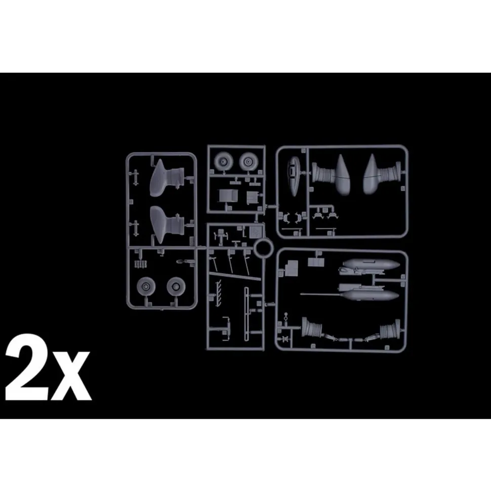 Maquette avion de guerre : JU 87G-1 Stuka Kanonenvogel - Italeri