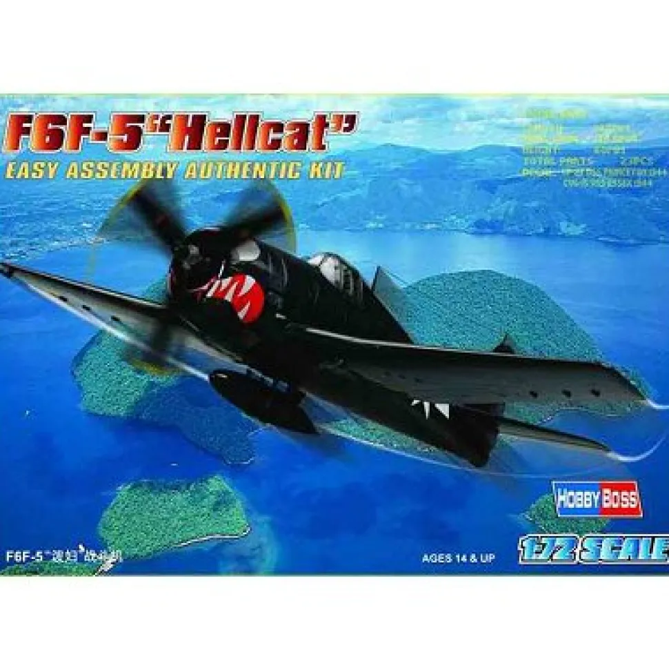 Maquette avion : F6F-5 Hellcat - Hobby Boss