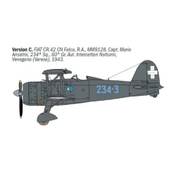 Maquette avion FIAT CR.42 CN Falco Chasse de nuit - 1/72 - Italeri